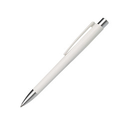 burger swiss pen® Kugelschreiber Delta-Basic, blaue Mine, kristallweiß-matt