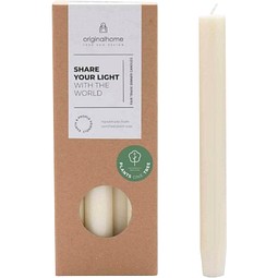 Originalhome Matcha Dinner Kerze, offwhite