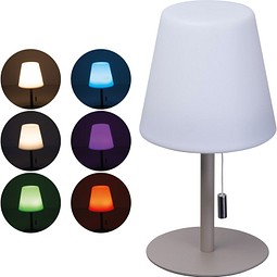 Outdoor Lampe mit Farbwechsel ALICIA, weiß