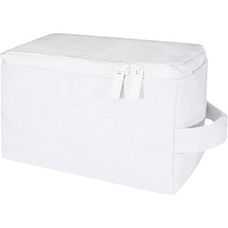 Pack 500 g/m² Aware™ Kulturbeutel aus Recyclingmaterial, weiss