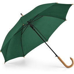 PATTI. Regenschirm aus 190T-Polyester mit automatischer Öffnung, Dunkelgrün