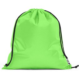 PEMBA. Turnbeutel aus 190T Polyester aus recyceltem (100% rPET), Hellgrün