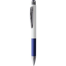 PENKO® Voll-Metall-Kugelschreiber LA GRACIOSA, weiß/blau