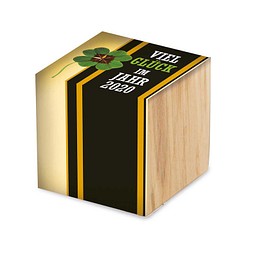 Pflanz-Holzmit Standardmotiv, Glücksklee