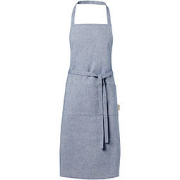 Pheebs Schürze aus 200 g/m² Recyclingbaumwolle, heather blau