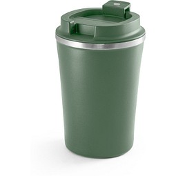 PHELPS. Reisebecher aus Edelstahl und PP 470 ml, Khaki
