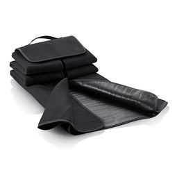 XD COLLECTION Picknickdecke, schwarz