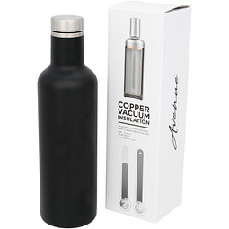 Pintol Kupfer-Vakuum Isolierflasche, 750 ml, schwarz