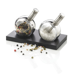XD DESIGN Salz & Pfeffer Set Planet, schwarz