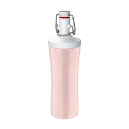 koziol Trinkflasche Plopp to Go, 425 ml, organic pink