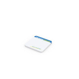 Geiger-Notes Haftpapier Plus Round Bestseller, 66 x 66 mm, inkl. Druck, weiß