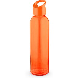 PORTIS GLASS. Glasflasche mit PP-Verschluss 500 ml, Orange