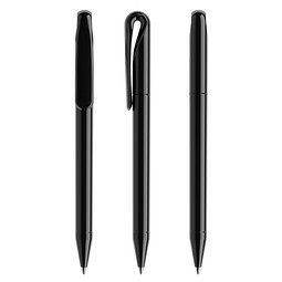 prodir® Drehkugelschreiber DS1 TPP Twist, blaue Mine, schwarz