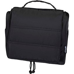 Puffer GRS recycelte aufhängbare Kulturtasche 8L, schwarz