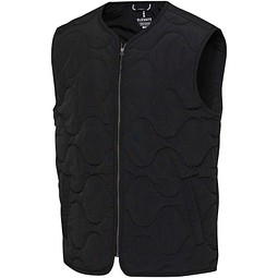Quarz GRS-recycelte Thermoweste Unisex, schwarz, L