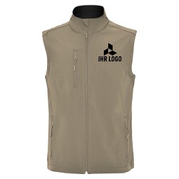 Softshell-Weste Quebec, XL, Dark Sand