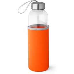 RAISE. Glas und Edelstahl Sportflasche 520 mL, Orange