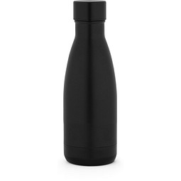 RE-BUFFON S. Thermosflasche aus 90% recyceltem Edelstahl 400 mL, Schwarz