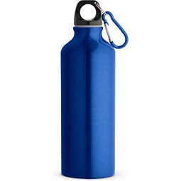 RE-LANDSCAPE M. Flasche aus recyceltem Aluminium (100% rAL) 530 mL mit Karabiner, Königsblau