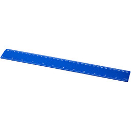 Refari 30 cm Lineal aus recyceltem Kunststoff, blau