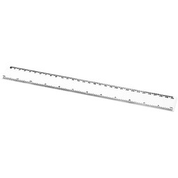 Refari 30 cm Lineal aus recyceltem Kunststoff, weiß