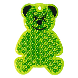Reflektor Bär, transparent-gelb