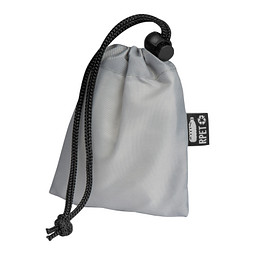 Regenponcho aus RPET, grau