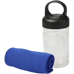 Remy Kühlhandtuch in PET-Behälter, royalblau