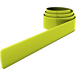 RFX™ 44 cm reflektierendes TPU Schnapparmband, neongelb