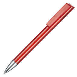 RITTER PEN Drehkugelschreiber Glory, blaue Mine, rot/transparent