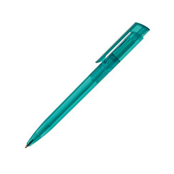 RITTER PEN Druckkugelschreiber Fresh, blaue Mine, türkis/transparent