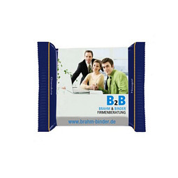 Ritter SPORT Mini mit Papierbanderole, Nugat, inkl. Druck