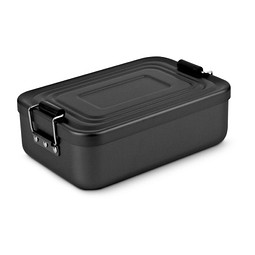 ROMINOX® Lunchbox Quadra, schwarz matt