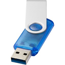 Rotate USB-Stick 3.0 transparent, blau, 16GB
