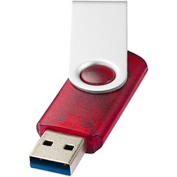 Rotate USB-Stick 3.0 transparent, rot, 32GB