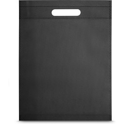 ROTERDAM. Einkaufstasche aus Non-woven (80 g/m²), Schwarz