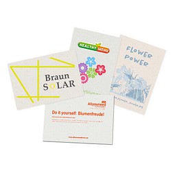 Samenpapier DIN A6, Thymian, 2-seit. Druck