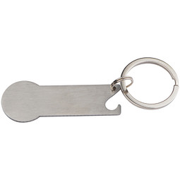Seat 000087066SAHW Schlüsselanhänger Einkaufswagenchip Keyring Anhänger  Coin Chip Silber : : Fashion
