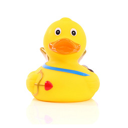 Schnabels® Bade-Ente Amor, bunt