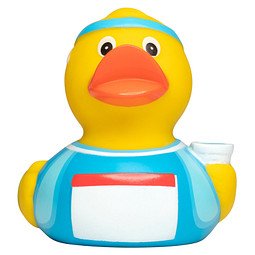 Schnabels® Bade-Ente Marathon, bunt