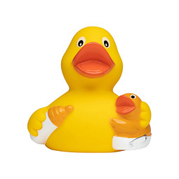 Schnabels® Bade-Ente Nuckelflasche, bunt