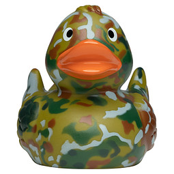 Schnabels® Bade-Ente Tarnfleck, bunt