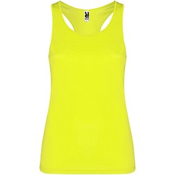 Schura Sport Top für Damen, Fluor Yellow, S