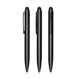 senator® Drehkugelschreiber Attract, blaue Mine, schwarz