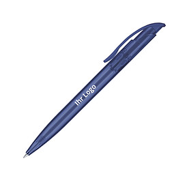 senator® Kugelschreiber Challenger, blaue Mine, dunkelblau-gefrostet 2757