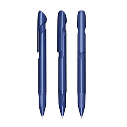 senator® Druckkugelschreiber Evoxx Polished Recycled, blaue Mine, dunkelblau