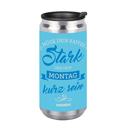 senator® Vakuumthermodose King Can, 330 ml, silber
