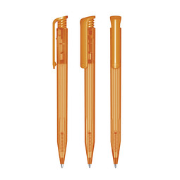 senator® Druckkugelschreiber Super Hit Frosted, blaue Mine, orange 151