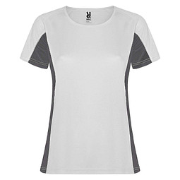 Shanghai Sport T-Shirt für Damen, weiß / Dark Lead, L