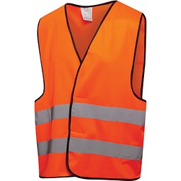Sicherheits-/Warnweste HERO 2.0 in Signalfarbe, orange